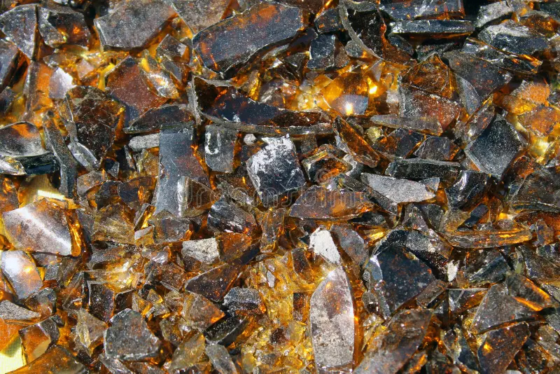 amber glass cullet